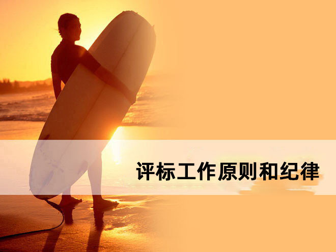 评标工作原则和纪律