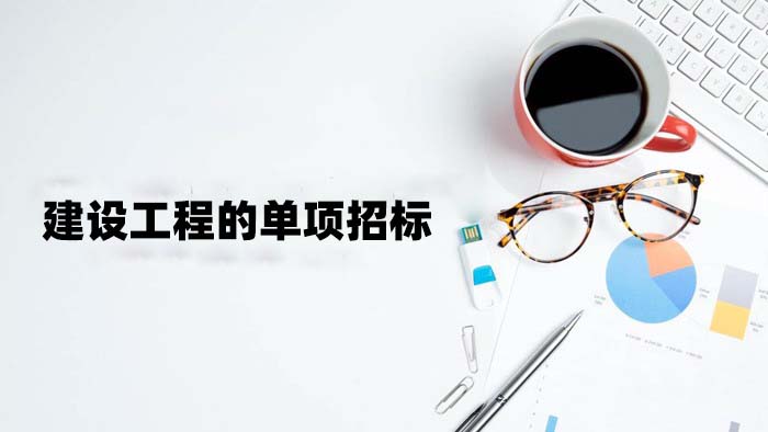 建设工程的单项招标