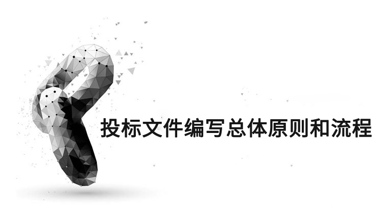 投标文件编写总体原则和流程