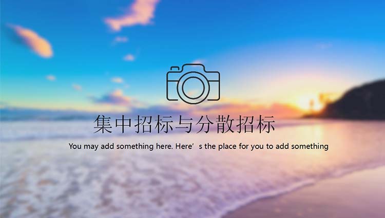 集中招标与分散招标